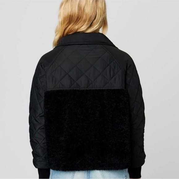 Blank NYC Crop Bomber Jacket Size Small Excellent Condition. - Picture 5 of 9